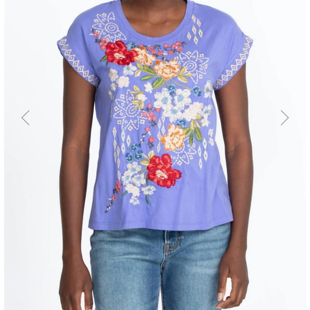 Johnny Was Josephine Relaxed Tee - Picture 3 of 7